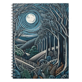 森の中の夜 ノートブック