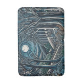 森の中の夜 バスマット (正面縦)