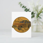 森の中の大きな波 ポストカード (スタンド正面)