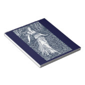 森の中の女性 ノートパッド (アングル)