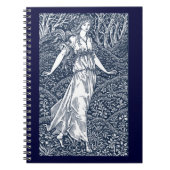 森の中の女性 ノートブック (正面)