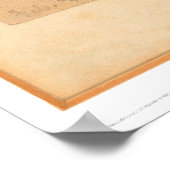 森の中の子鹿(0567A) ポスター (角)