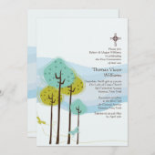 森の中の宗教招待状 招待状 (正面/裏面)