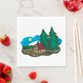 森の中の家 スタンダードランチョンナプキン