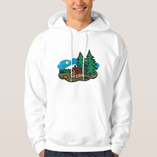 森の中の家 パーカ (正面)