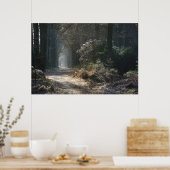 森の中の寂しい道 ポスター (キッチン)