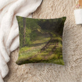 森の中の廃線 クッション (ブランケット)