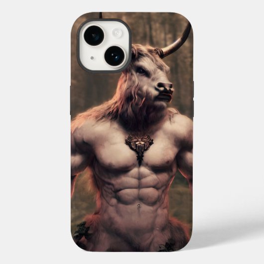 森の中の強力なタウロス Case-Mate iPhoneケース (裏面)