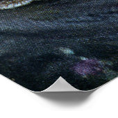 森の中の手荒い雑木林 ポスター (角)