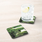 森の中の捨てられたホワイトハウス コースター (右側)