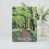 森の中の散歩サンキューカード サンキューカード (スタンド正面)