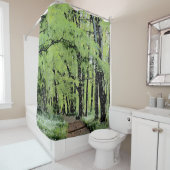 森の中の散歩 シャワーカーテン (インサイチュ)