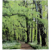 森の中の散歩 シャワーカーテン (正面)