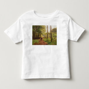 森の中の散歩 トドラーTシャツ