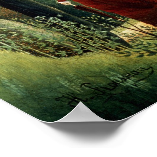 森の中の散歩, 1886-90 ポスター (角)