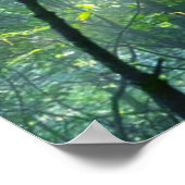 森の中の朝 ポスター (角)