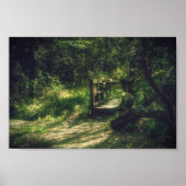 森の中の橋 ポスター (正面)