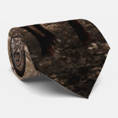 森の中の犬 ネクタイ (ロール)