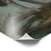 森の中の狼 フォトプリント            (角)