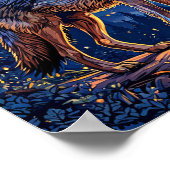 森の中の狼 ポスター (角)