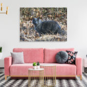 森の中の猫 キャンバスプリント (インサイチュ (リビング))