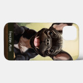 😍森の中の甘いフランスの子犬 Case-Mate iPhoneケース (裏面 (横))