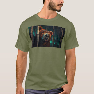 森の中の白熊 Tシャツ