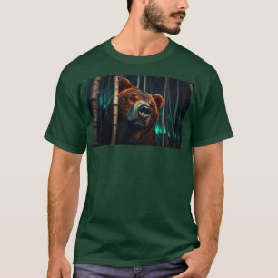 森の中の白熊 Tシャツ