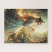 森の中の神話の少女 ジグソーパズル (横)