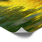 森の中の秋の木 ポスター (角)