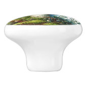 森の中の緑のトースツール セラミックノブ (側面)