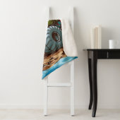 森の中の緑のモンスタートラック シェルパブランケット (インサイチュ)