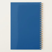 森の中の美しい女性のインクイラストレーション プランナー手帳 (裏面)