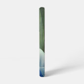 森の中の美しい女性のインクイラストレーション SAMSUNG GALAXYケース (左側面)