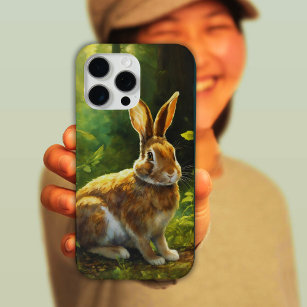 森の中の茶色いウサギ iPhone 8 PLUS/7 PLUSケース