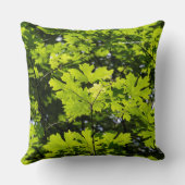 森の中の葉太陽の丘 クッション (裏面)