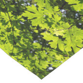 森の中の葉太陽の丘 ショートテーブルランナー (コーナー)