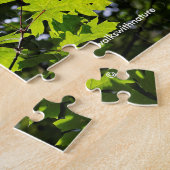 森の中の葉太陽の丘 ジグソーパズル (側面)