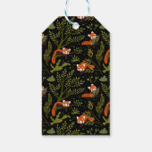 森の中の赤いパンドラ(PANDAS) ギフトタグ (裏面)