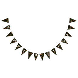 森の中の赤いパンドラ(PANDAS) バンティングフラッグ