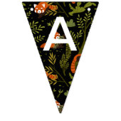 森の中の赤いパンドラ(PANDAS) バンティングフラッグ (第3の旗)