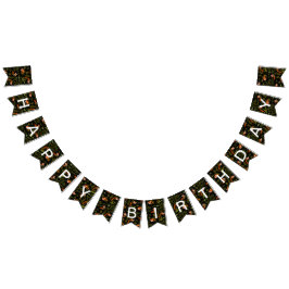 森の中の赤いパンドラ(PANDAS) バンティングフラッグ