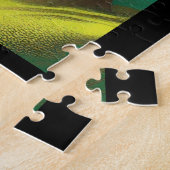 森の中の赤い乗馬のフード子猫の声 ジグソーパズル (側面)