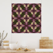 森の中の赤い芽の木….. ポスター (キッチン)