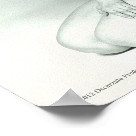 森の中の赤ん坊のオリジナル白黒 ポスター (角)