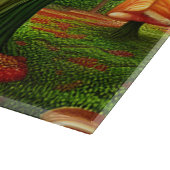 森の中の超現実的なツリーハウス カッティングボード (角)