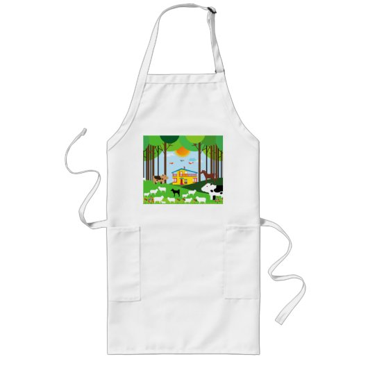 森の中の農場 ロングエプロン (正面)