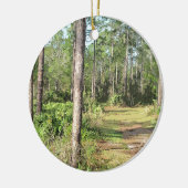 森の中の道2656 セラミックオーナメント (左)