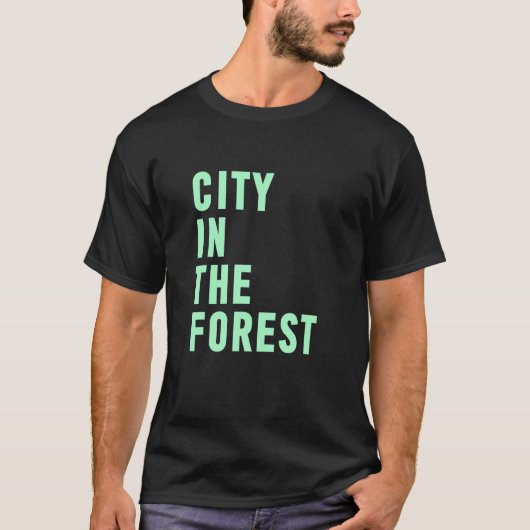 森の中の都市 Tシャツ (正面)