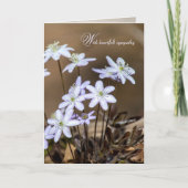 森の中の野草 カード (正面)